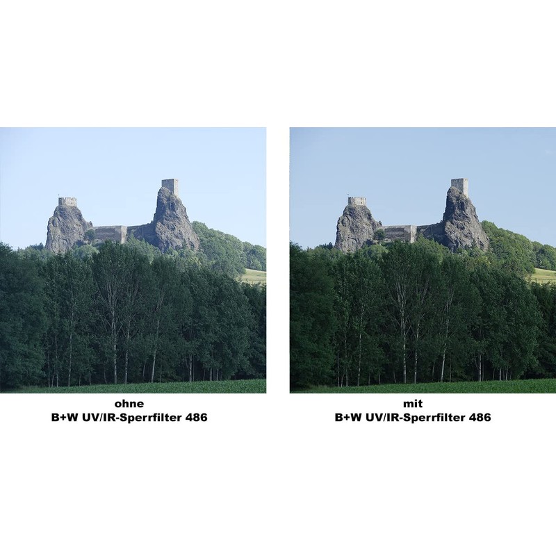 B+W 46mm Basic UV/IR Cut MRC 486M Glass Filter