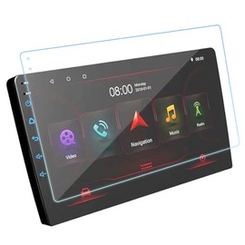 Keenso Película Templada de Navegación, Protector de Pantalla de Navegación, Antideslumbrante, Antihuellas, Control Central, Película Templada de Navegación con Kit de Limpieza para (9