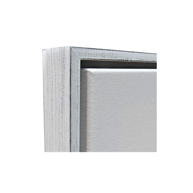 Weathered White Floater Frame for 1.5" deep Canvas, (Different Sizes)