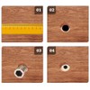 Veda M8 X 15 TYPE D THREADED WOOD INSERT NUTS