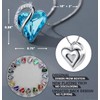 Leafael Holiday Gift Necklaces for Women, Infinity Love Heart Pendant