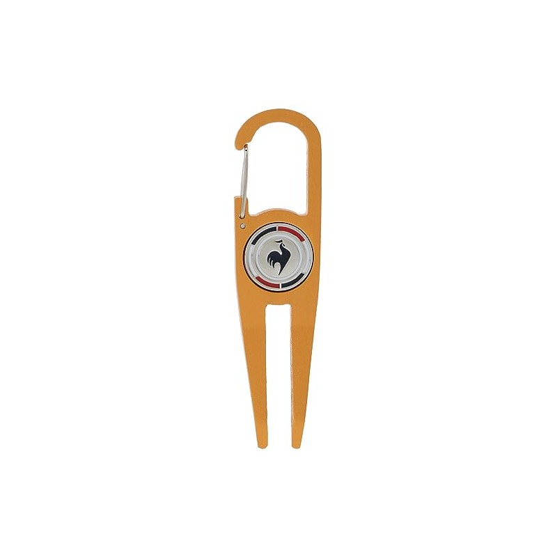 Coq Sportif QQBWJX01 Green Fork, Classic with Marker, Carabiner, Convenient