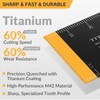 Bionso 20PCS Titanium Oscillating Tool Blade Cuts Metal and Wood,