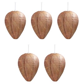5 Simulated Beehives, Paper Wasp Nests, Fabric Wasp Nest, Simulated Wasp Nests for the Garden, Hanging Wasp Nests