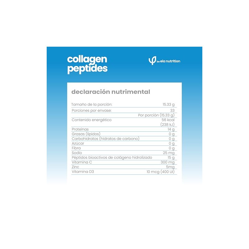 ela nutrition | Collagen peptides | Péptidos bioactivos de colágeno