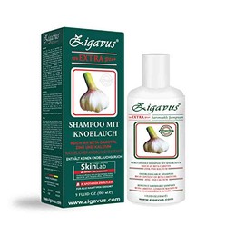 Zigavus Extra Plus Garlic Shampoo Original Gold 150 ml Against Intensive Hair Loss Odourless Anti Dandruff Hair Care