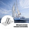 Boat Handrail Base Fitting Stainless Steel 60 Degree Rectangular Boat