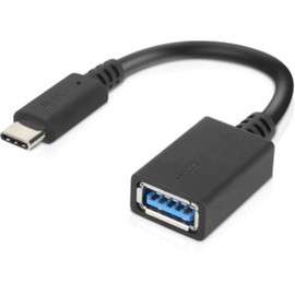Lenovo USB Adapter - 5.in - 9 Pin USB Type A (F) to 24 Pin USB-C (M) - Black - for 100E, 330S-14Ast, 720S Touch-15Ikb and More