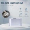 wzrasmiles Silver Aluminum Replacement Tailgate Hinge Bushing Compatible with 2005-2024