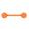 Paula & Fritz® Flexible Acrylic Tongue Bar Bar Straight Barbell,
