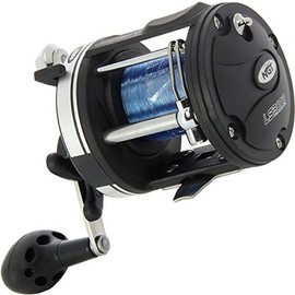 NGT FRL-LS3000 Line Multiplier Fishing Reel with 25lb Line, Black