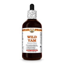 Hawaii Pharm Wild Yam Extract, Tincture for Women’s Wellness, Supports Joint Comfort, Promotes Hormonal Balance, Encourages Lipid Balance, and Supports Bone Strength - 4 fl.oz