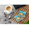 Flounder Foam Coasters