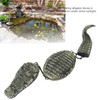 Fake Alligator Pool Float, 3 Segment Simulated Floating Crocodile Sculpture,
