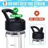 OLDLEY 20 kids Water Bottle with Straw,Tritan BPA-Free,Leak-Proof Design for