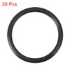 sourcing map Metric Nitrile Rubber O-Rings Seal 20.6 mm OD
