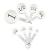 BLEWAY Easy to Read Measuring Cups & Spoons Set for