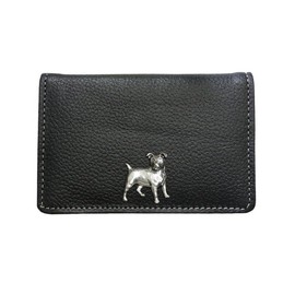 Jack Russell Leder Kartenhalter Geldbörse