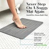 Stone Bathmat - Color: Charcoal Gray