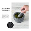 Cole & Mason Granite Mortar & Pestle - Unpolished Stone