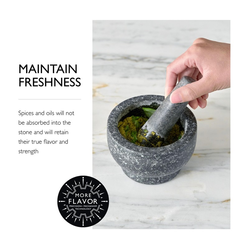 Cole & Mason Granite Mortar & Pestle - Unpolished Stone