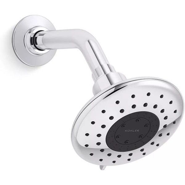 Kohler Daisyfield 6-Spray Wall Mount Fixed Shower Head Chrome R24547-G-CP