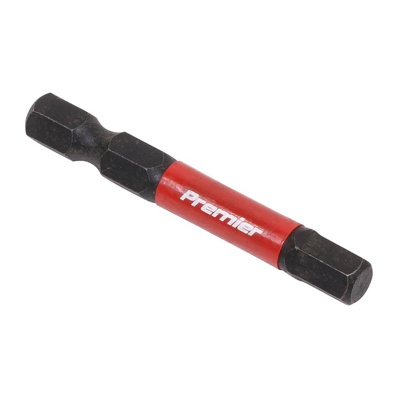 Sealey 3pc 50mm Hex 6mm Impact Power Tool Bit Set
