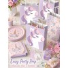 16 PCS Unicorn Party Favor Bags, Unicorn Birthday Gift Bags