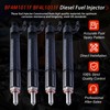4pcs 6666500 6673157 0432191624 04178023 Fuel injector for Deutz BF4M1011F