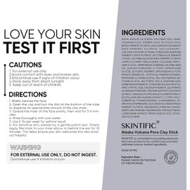 SKINTIFIC Kit Skincare Coreano Aclarador y Purificante - Mascarilla con Niacinamida 30 pzas + Barra de Arcilla Volcánica 40g, Control de Grasa, Puntos Negros y Tratamiento Anti-Manchas