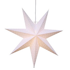 Paper star Dot 54cm, white