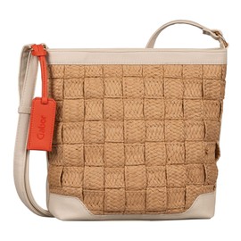 Gabor bags Aurea Damen Umhängetasche Crossbody Bag Mittelgroß Beige