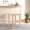 Main + Mesa Fernway Solid Wood and Woven Rope Counter