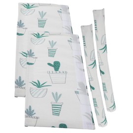 Mipcase 4pcs Kitchen Appliance Handle Refrigerator Door Handle Protector Washable Fits Fridge Oven Dishwasher Keeps Clean from Stains Smudges Water Drips