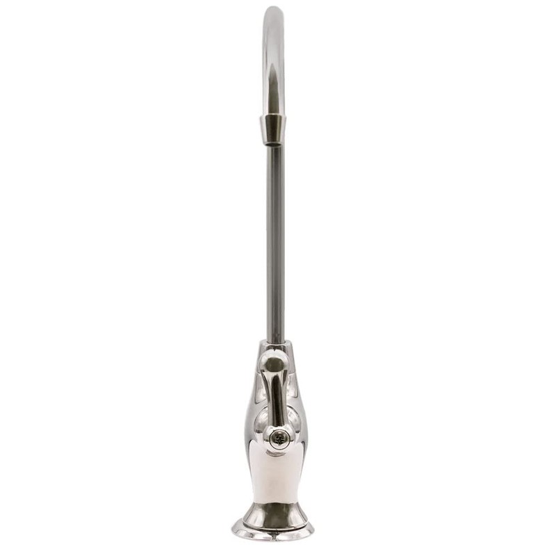 Westbrass D2033-NL-05 10" Classic 1-Lever Handle Cold Water Dispenser Faucet,