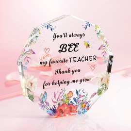 Teacher Appreciation Gifts Best Teacher Gifts for Women Acrylic End of Year Teacher Gifts for Teachers Appreciation Gifts Thank You Teacher Gifts for Teacher Gift for Teacher Thank You Gifts for Women