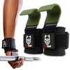AmStaff Fitness Weight Lifting Hooks (Pair) - Gym Wrist Straps