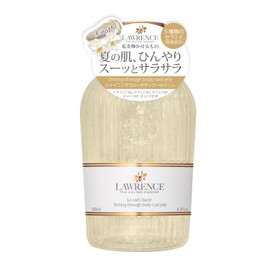 Laurence Shining Through Body Cool Gelée Lucelle Krate [Gel Cream for Body], 6.1 fl oz (180 ml), Cool, Floral Scent, White Cattleya