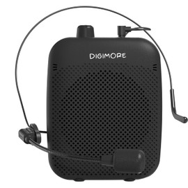 DIGIMORE Voice Amplifier for Teachers with BT | 8 Hrs Long Run Time | Wired Headset Mic with 10W Speaker for Tour Guides,Yoga,Fitness Instructors,Classroom Teaching Aid for Schools & Colleges (D-1200)
