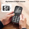 Usteetic 4G Unlocked Senior Mobile Phones, Charging Station, Black