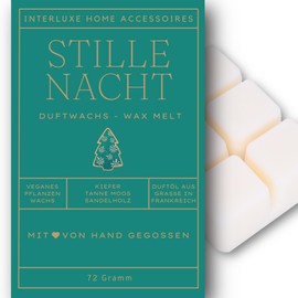 Interluxe Scented Wax Set of 3 – Christmas with Christmas Bakery, Silent Night and Christmas Magic Scented Melt Wax Melt Scented Wax Melt Scented Wax