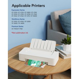 CEEBOO 502 Refill Ink Bottle Replacement for Epson 502 Ink Refill Bottles (Not Sublimation Ink) , 4 Black 140 mL, 2 Cyan 80 mL, 2 Magenta 80 mL, 2 Yellow 80 mL, 10 Bottles