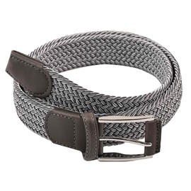 EVERSOUL Men's Mesh Belt, Rubber Belt, Golf Belt, Women's, Students, Stretchable, Braid, Elastic Belt, Stepless Adjustment, Casual, One Size, Business, Gentleman, Stretch Belt, Khaki