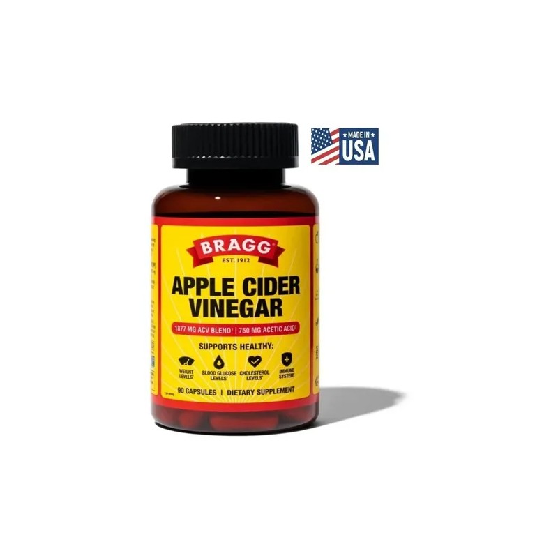 Bragg Cáp De Vinagre De Sidra Vitamina D3 Y Zinc