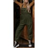 Ebifin Women's Fleece Warm Overalls Winter Loose Casual Jumpsuits with