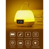 Remote Control Night Light Adjustable LED Portable Bedside Clock Lamp
