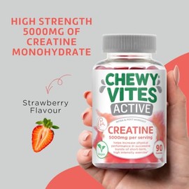 Chewy Vites Active Creatine Gummies 5000mg, 90 Count
