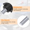 sourcing map 4pcs Tee Wing Knobs M10 x 20mm Metric