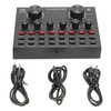 Live Sound Card with Built in Microphone Clear Recording Portable