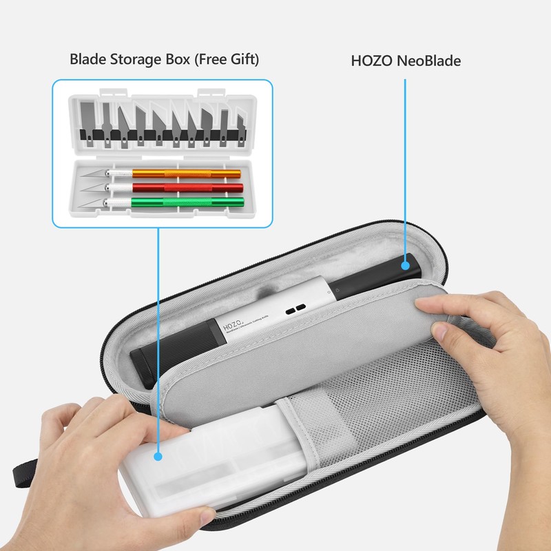TOCCOOL Travel Carrying Bag Compatible with HOZO NeoBlade Wireless Ultrasonic